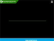 Tablet Screenshot of nationwideconstruction.us